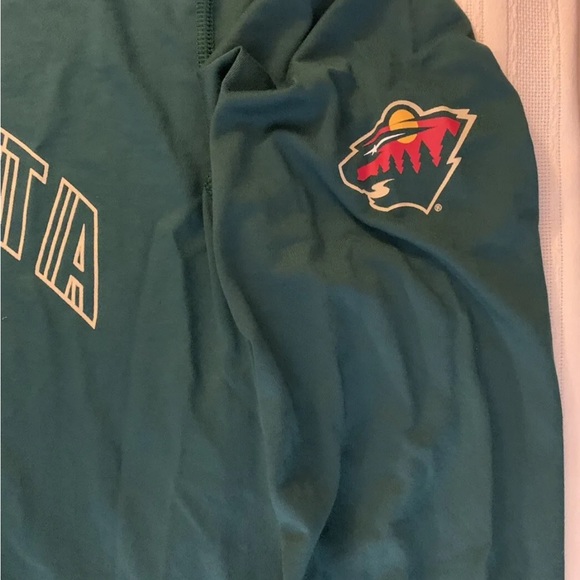 NWT Adidas Mens Minnesota Wild Creator L/S T-Shirt (M) - Picture 4 of 5